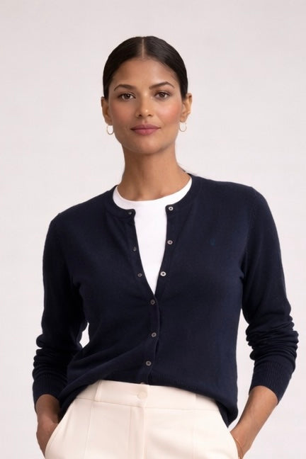 The Crew Neck Cardigan